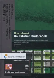 Omslag van Basisboek kwalitatief onderzoek