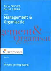 Omslag van Management en organisatie