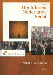 Omslag van Hoofdlijnen Nederlands recht