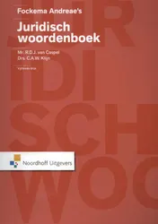 Omslag van Fockema Andreae's Juridisch woordenboek