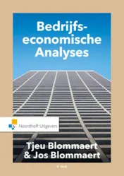 Omslag van Bedrijfseconomische analyses