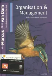 Omslag van Organisation and management