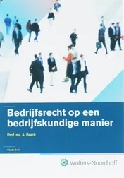 Omslag van Bedrijfsrecht op een bedrijfskundige manier