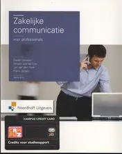 Omslag van Zakelijke communicatie voor professionals