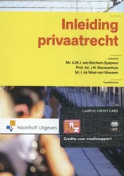 Omslag van Inleiding privaatrecht