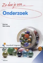 Omslag van Zo doe je een onderzoek