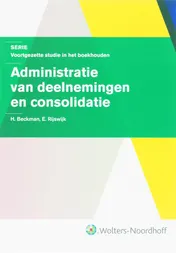 Omslag van Administratie van deelnemingen en consolidatie