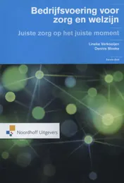 Omslag van Bedrijfsvoering voor zorg en welzijn