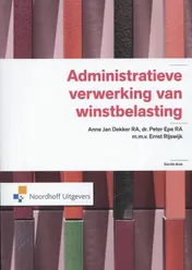 Omslag van Administratieve verwerking van winstbelasting