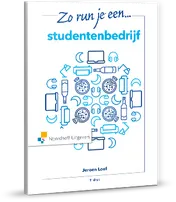 Omslag van Zo run je een studentenbedrijf