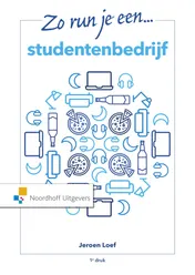 Omslag van Zo run je een studentenbedrijf