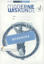 Omslag van Moderne Wiskunde 10e ed vmbo-kgt 1a+b werkboek