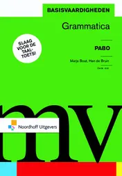 Omslag van Basisvaardigheden grammatica