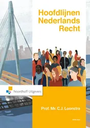 Omslag van Hoofdlijnen Nederlands recht