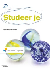Omslag van Zo studeer je