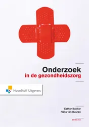 Omslag van Onderzoek in de gezondheidszorg