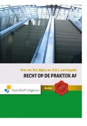 Omslag van Recht op de praktijk af