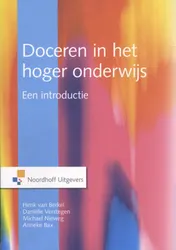 Omslag van Doceren in het hoger onderwijs