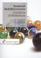 Omslag van Studentenuitwerkingen