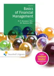 Omslag van Basics of financial management