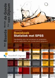 Omslag van Basisboek statistiek met SPSS