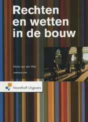 Omslag van Rechten en wetten in de bouw