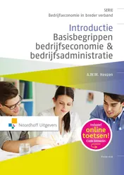 Omslag van Introductie basisbegrippen bedrijfseconomie & bedrijfsadministratie