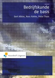 Omslag van Bedrijfskunde, de basis