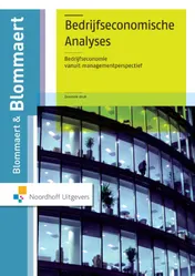 Omslag van Bedrijfseconomische analyses