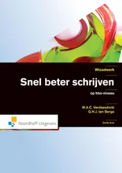 Omslag van Snel beter schrijven