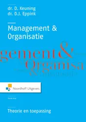 Omslag van Management en organisatie