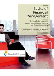 Omslag van Basics of financial management