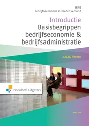 Omslag van Introductie basisbegrippen bedrijfseconomie en bedrijfsadministratie