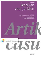 Omslag van Schrijven voor juristen