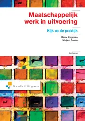 Omslag van Maatschappelijk werk in uitvoering