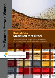 Omslag van Basisboek Statistiek met Excel