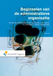 Omslag van Beginselen van de administratieve organisatie