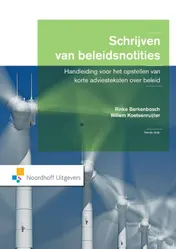 Omslag van Schrijven van beleidsnotities