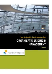 Omslag van Organisatie, leiding en management
