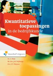 Omslag van Kwantitatieve toepassingen in de bedrijfskunde