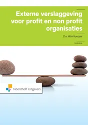 Omslag van Externe verslaggeving voor profit en non profitorganisties