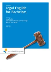 Omslag van Legal English for Bachelors