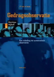 Omslag van Gedragsobservatie