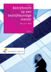 Omslag van Bedrijfsrecht op een bedrijfskundige manier
