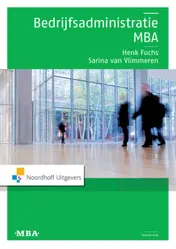 Omslag van Bedrijfsadministratie MBA