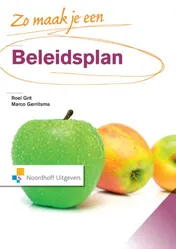 Omslag van Zo maak je een beleidsplan