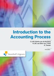 Omslag van Introduction to the accounting process