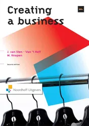 Omslag van Creating a business