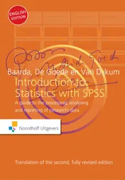 Omslag van Introduction to statistics with SPSS