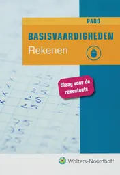 Omslag van Basisvaardigheden rekenen voor de PABO